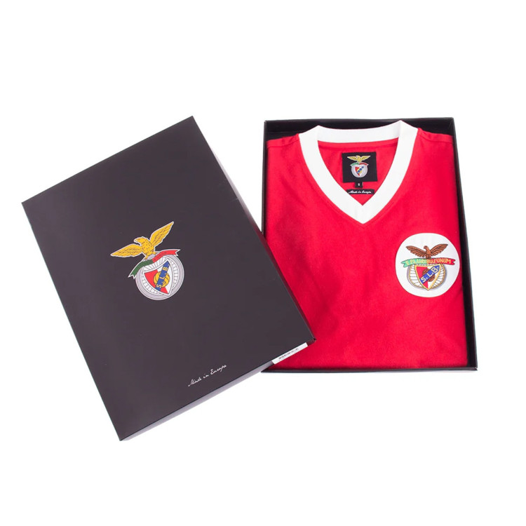 T-Shirt COPA SL Benfica 1974 - 75 Retro Red - Fútbol Emotion