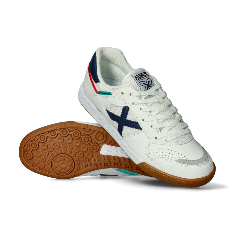Futsal Shoes Munich Continental White - Fútbol Emotion